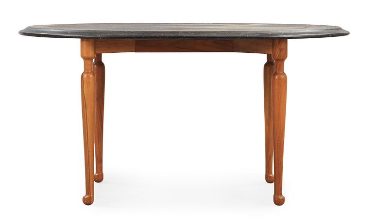 A Josef Frank black marble top table, Svenskt Tenn.