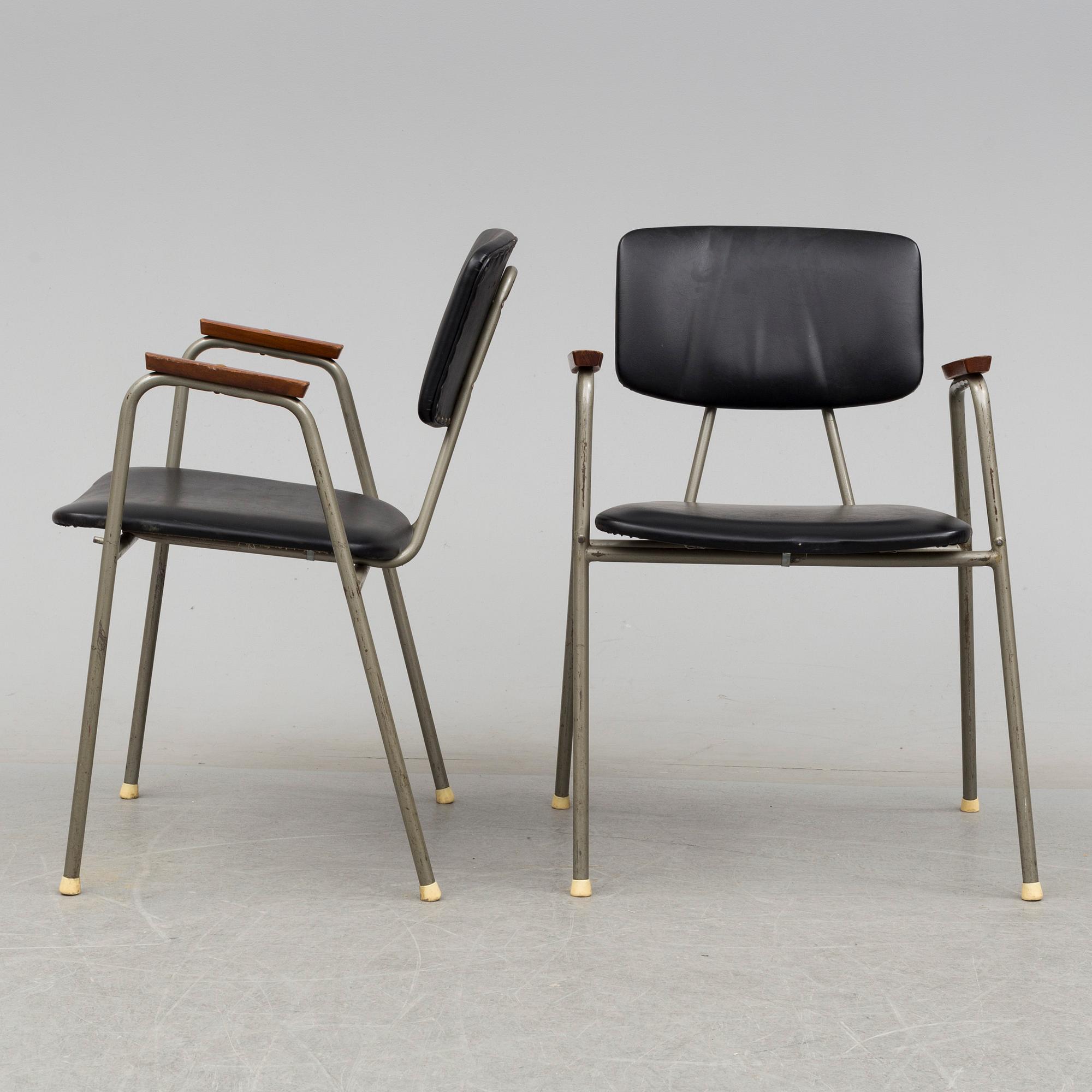 KARMSTOLAR, 4 st, 1950-tal.