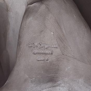 PER HASSELBERG, keramik, signerad, stplr E P Jörgensen, Köpenhamn.