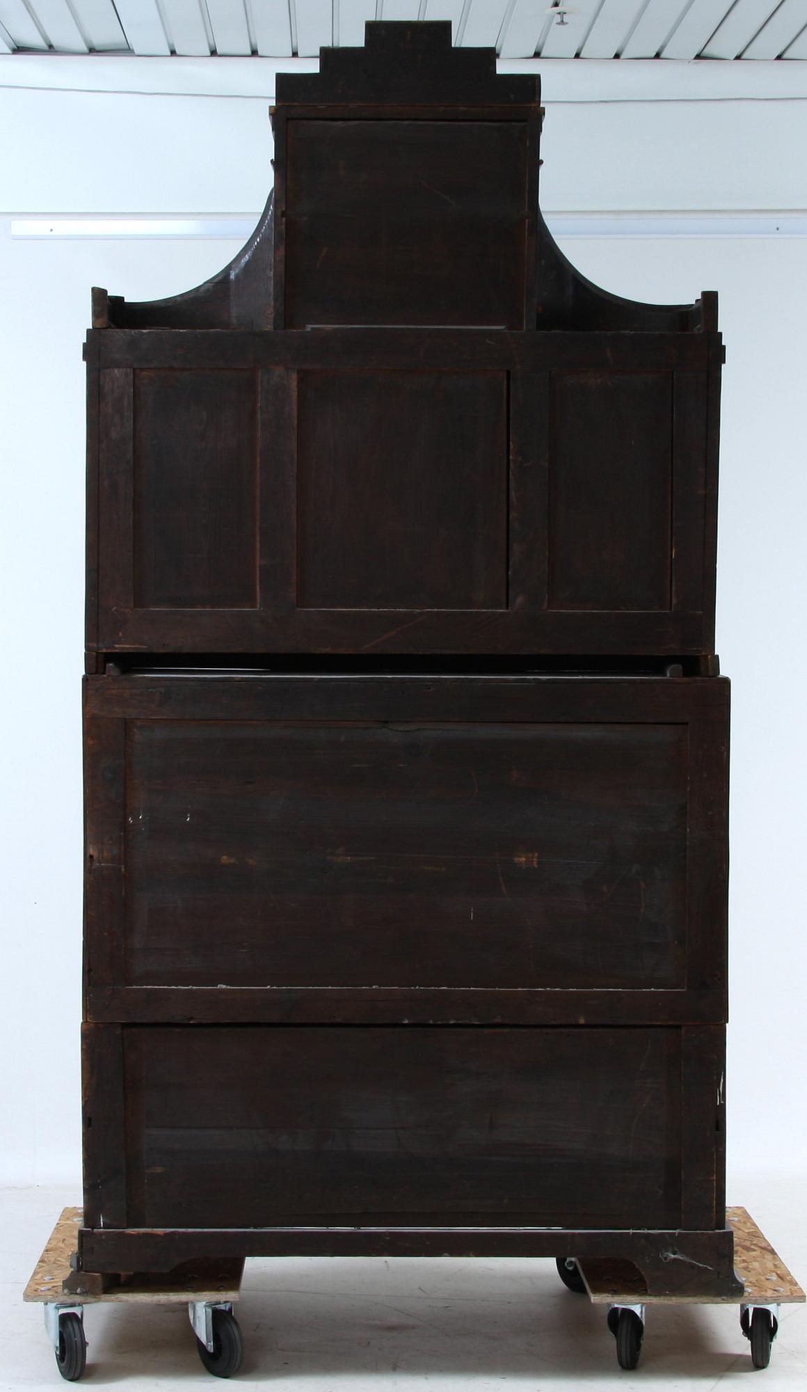 RULLKLAFFSSEKRETÄR, empire, sannolikt Danmark, 1800-talets första hälft.