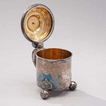 STOP, silver, Mellin, Helsingfors 1894. Vikt 294 g.