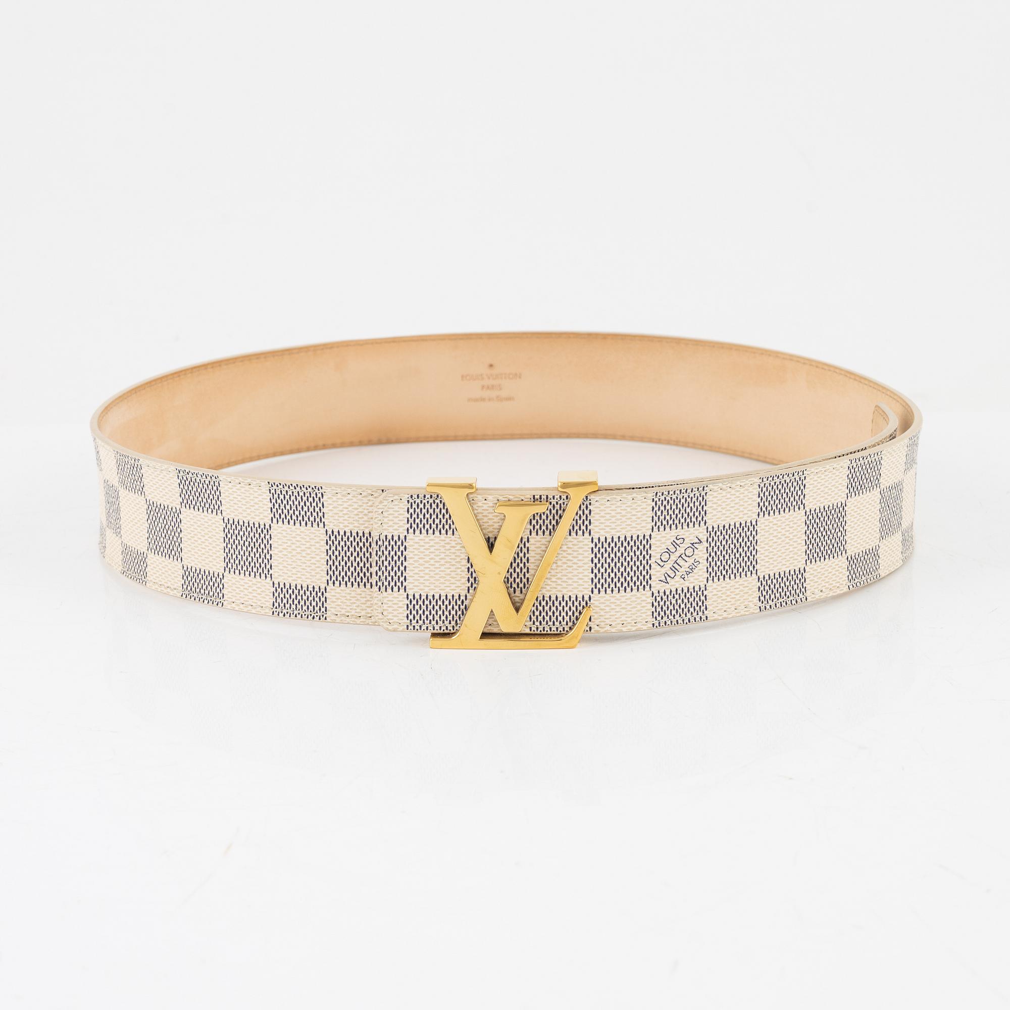 Louis Vuitton, belt, "LV Initiales", size 80.