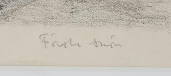 JOHANSSON-THOR, EMIL. Litografi, sign o dat 1937.