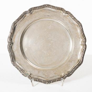 Fats, 3 pcs, silver, marked GAB, total weight approx. 400 g.