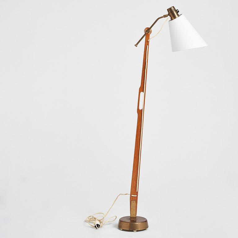Hans Bergström, golvlampa, modell "544", ateljé Lyktan, Åhus, 1940-50-tal.