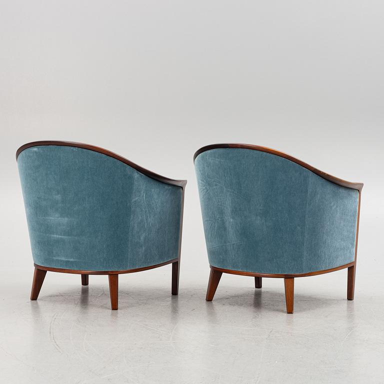 A pair of "Fabiola" armchairs, Bröderna Andersson, Sweden.