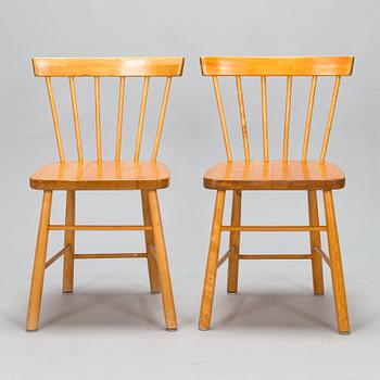 Aino Aalto, stolar, 4 st, modell 641 för Tornator Oy 1940-tal.