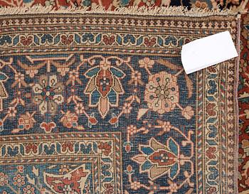 SEMI-ANTIQUE KASHAN SO CALLED MOTACHEM. 201,5 x 127,5 cm.