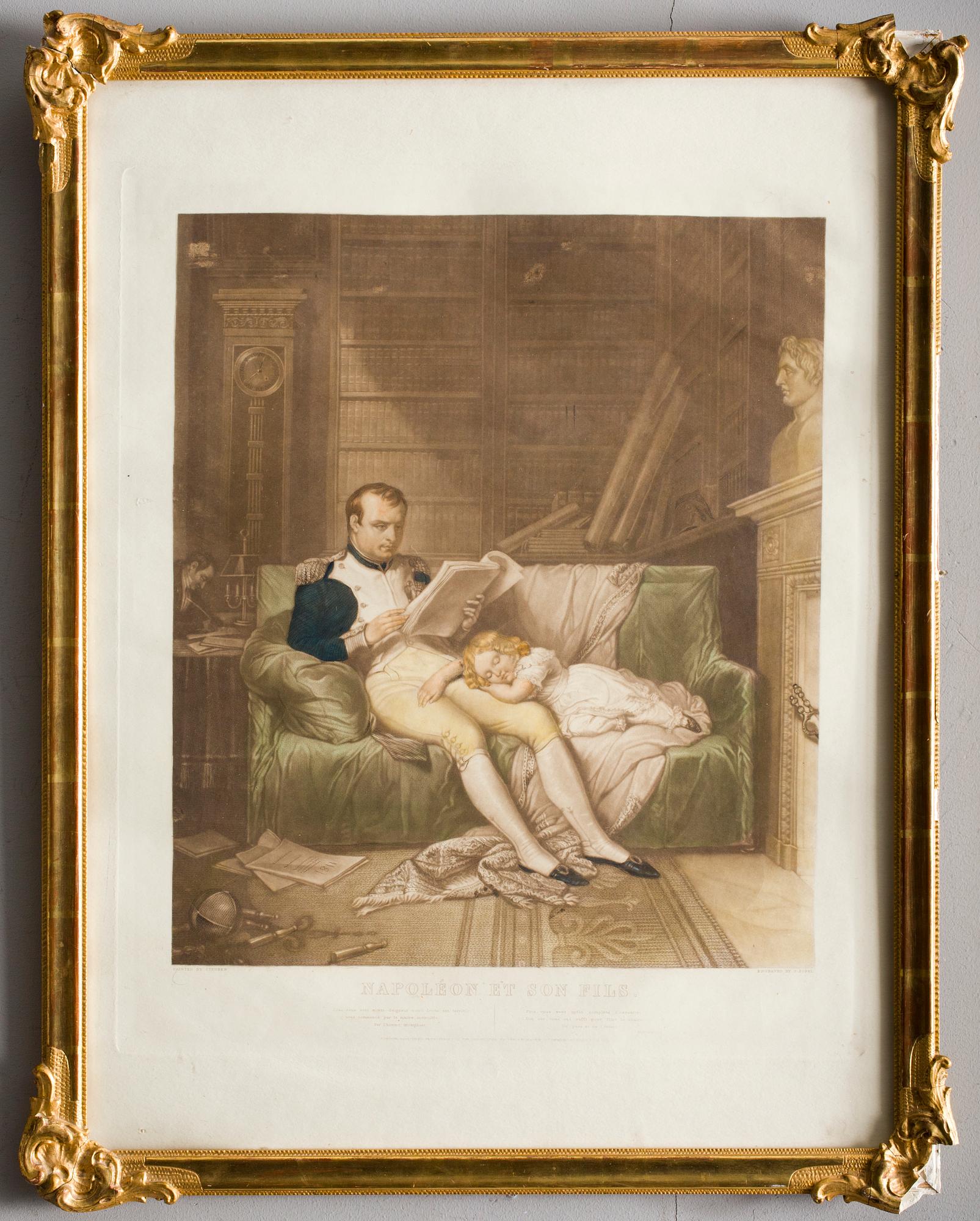 LITOGRAFISKA TRYCK, 3 st, 1800-tal.