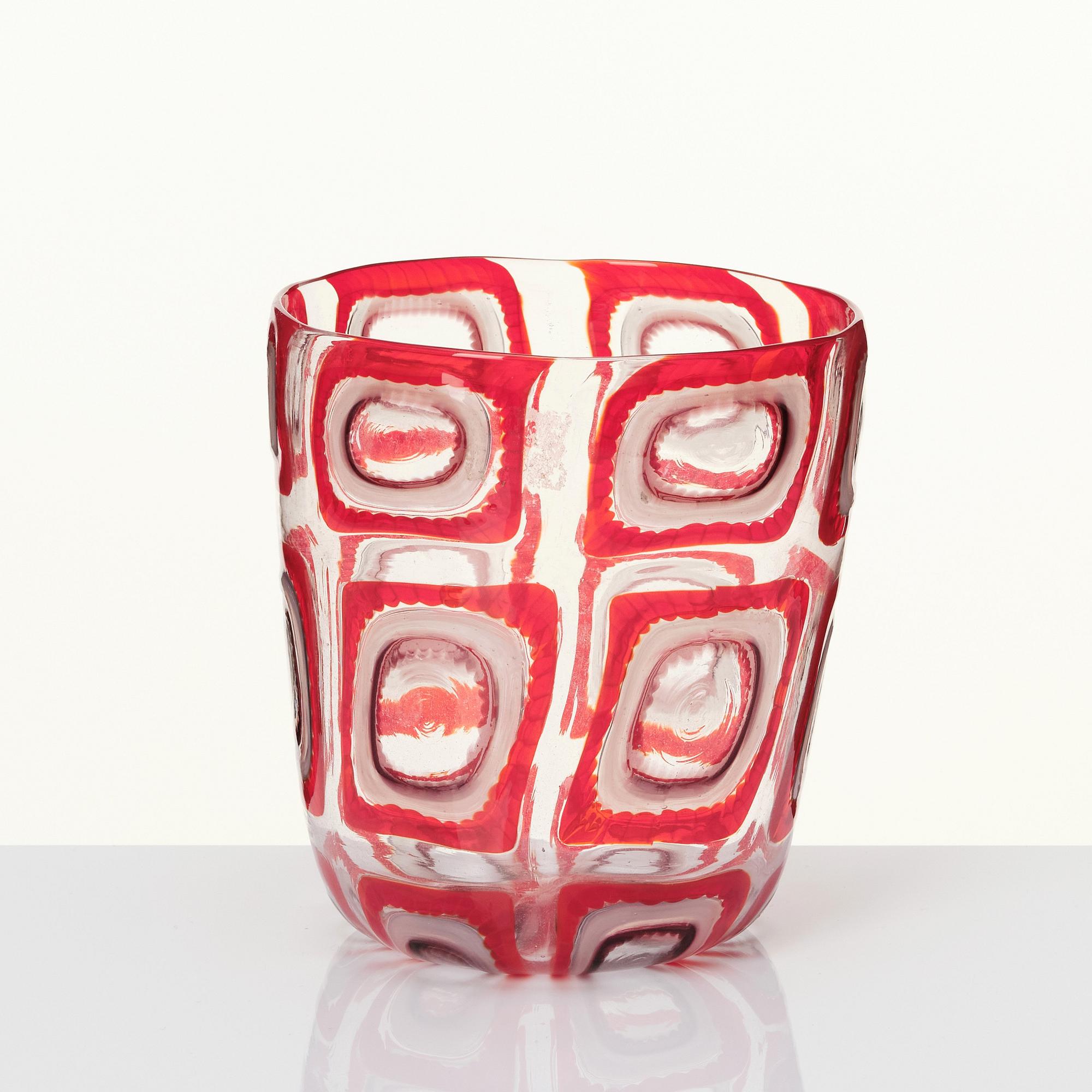 Ercole Barovier, a 'Dorico ' vase, Barovier e Toso Murano Italy 1960s.