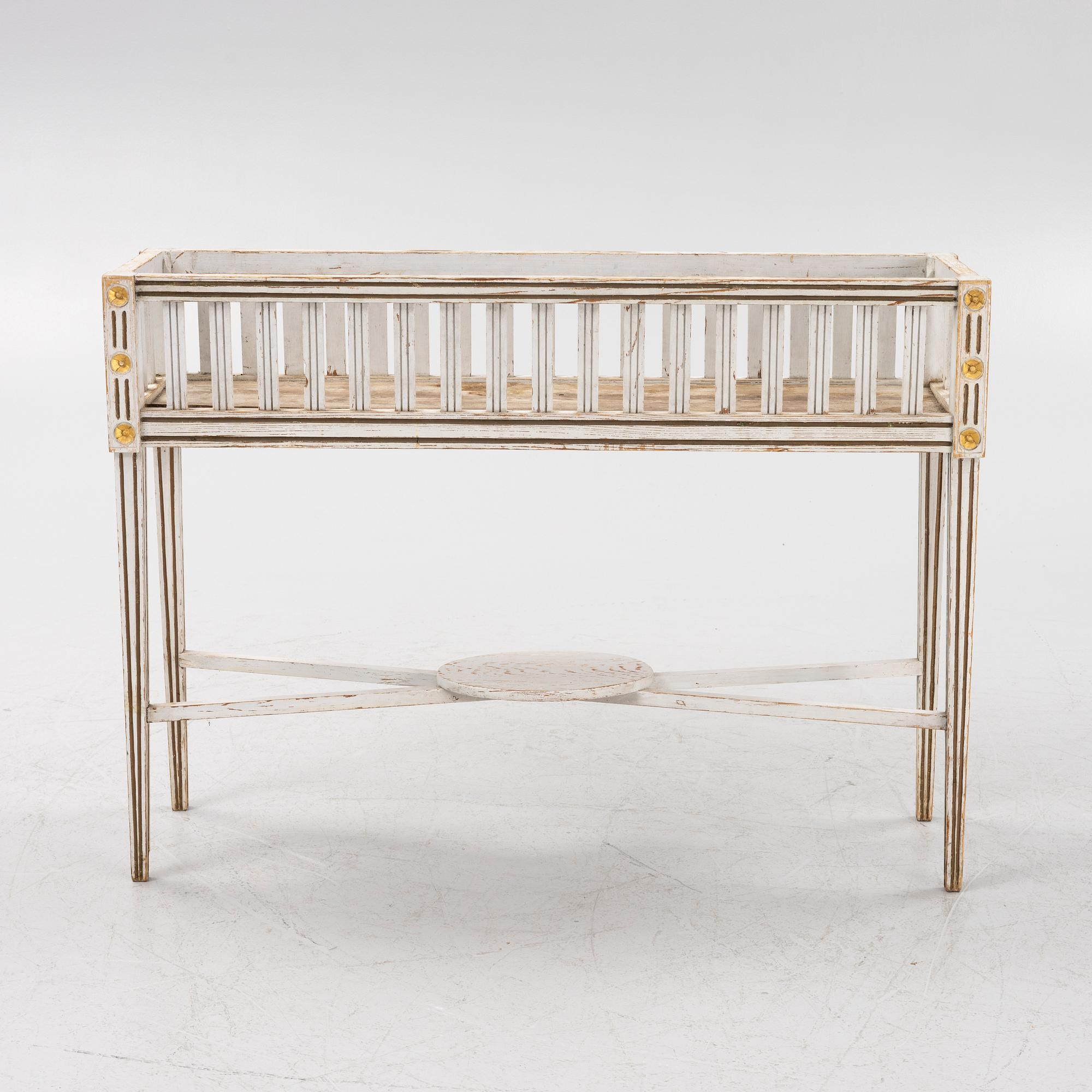 Blombord, Gustaviansk stil, tidigt 1900-tal.