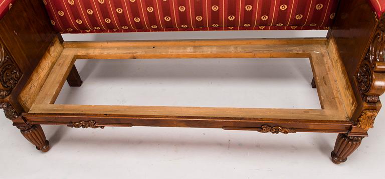 SOFFA, biedermeier, 1800-tal.