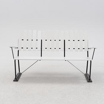 Arthur Lindquist, a model 'A2' garden sofa, Grythyttan Stålmöbler.