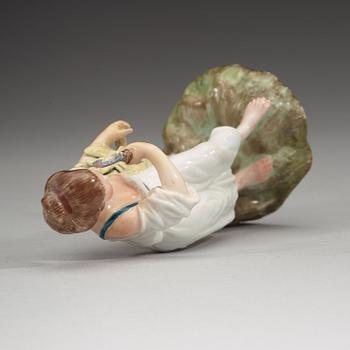 A Royal Copenhagen allegorical figure representing summer, Denmark, circa 1780.