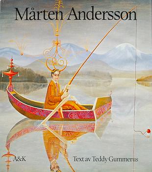 MÅRTEN ANDERSSON, färglitografi. Sign och numr 29/375. Bok om konstnären medföljer.