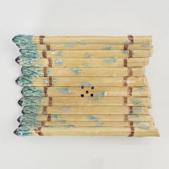 Sparrisfat, majolika, Gustavsberg, sent 1800-tal.