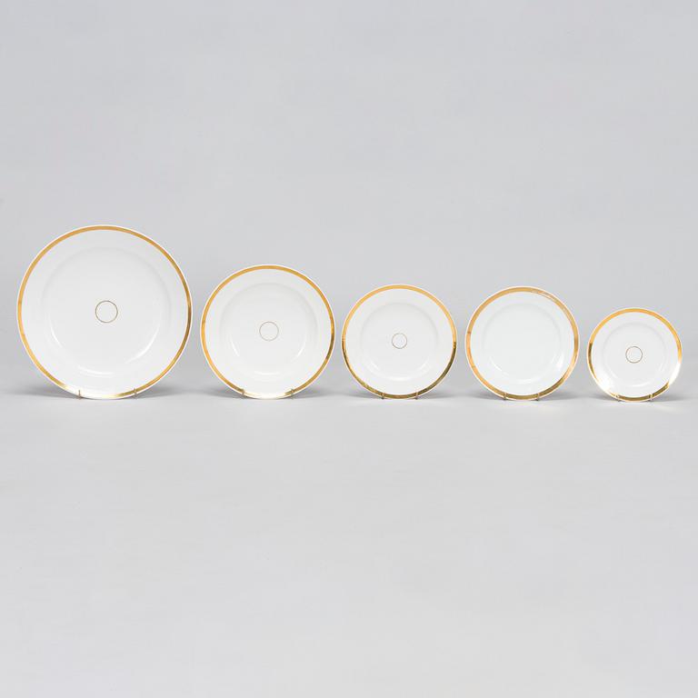 A 117-piece dinner service, some dishes marked Pirkenhammer, early 20th century.