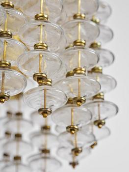 Hans-Agne Jakobsson, an "Estrella" ceiling lamp model "T 580", Hans-Agne Jakobsson AB, Markaryd, 1960s-70s.