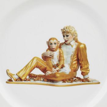 JEFF KOONS, porcelain plate, for Bernardaud, edition of 4500 ex, 2013.