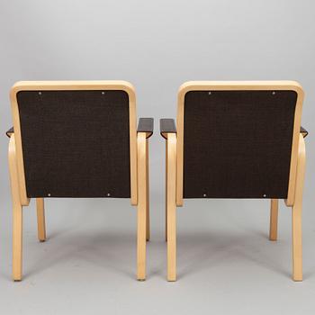 KARMSTOLAR, 4 st, E45, Alvar Aalto, Artek 1900-talets slut.