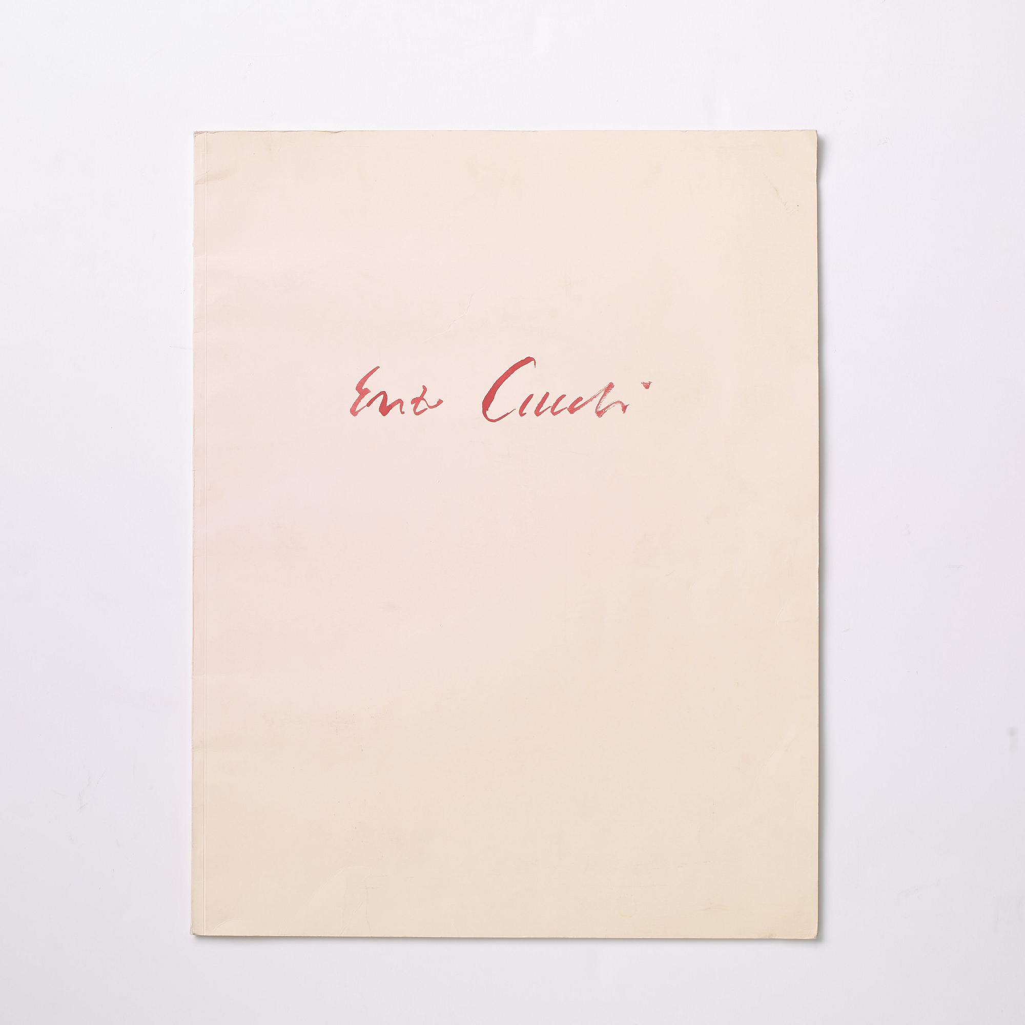 Enzo Cucchi, "Album La Scimmia".