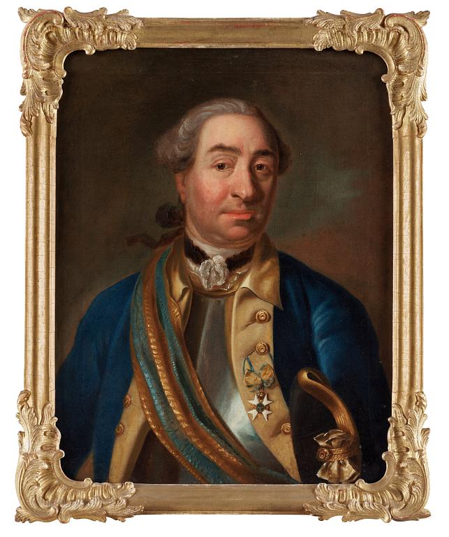 Johan Henrik Scheffel, "Johan Reinhold Wrangel af Sauss" (1717-1794).