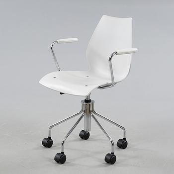 A office chair by Vico Magistretti, Kartell, 21th century.