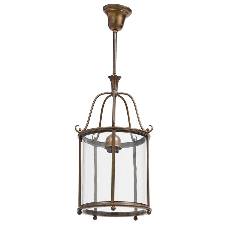 Harald Notini, a ceiling lamp model "6051", Arvid Böhlmarks Lampfabrik, Stockholm, 1920s-30s.