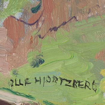 OLLE HJORTZBERG, olja på duk, signerad.