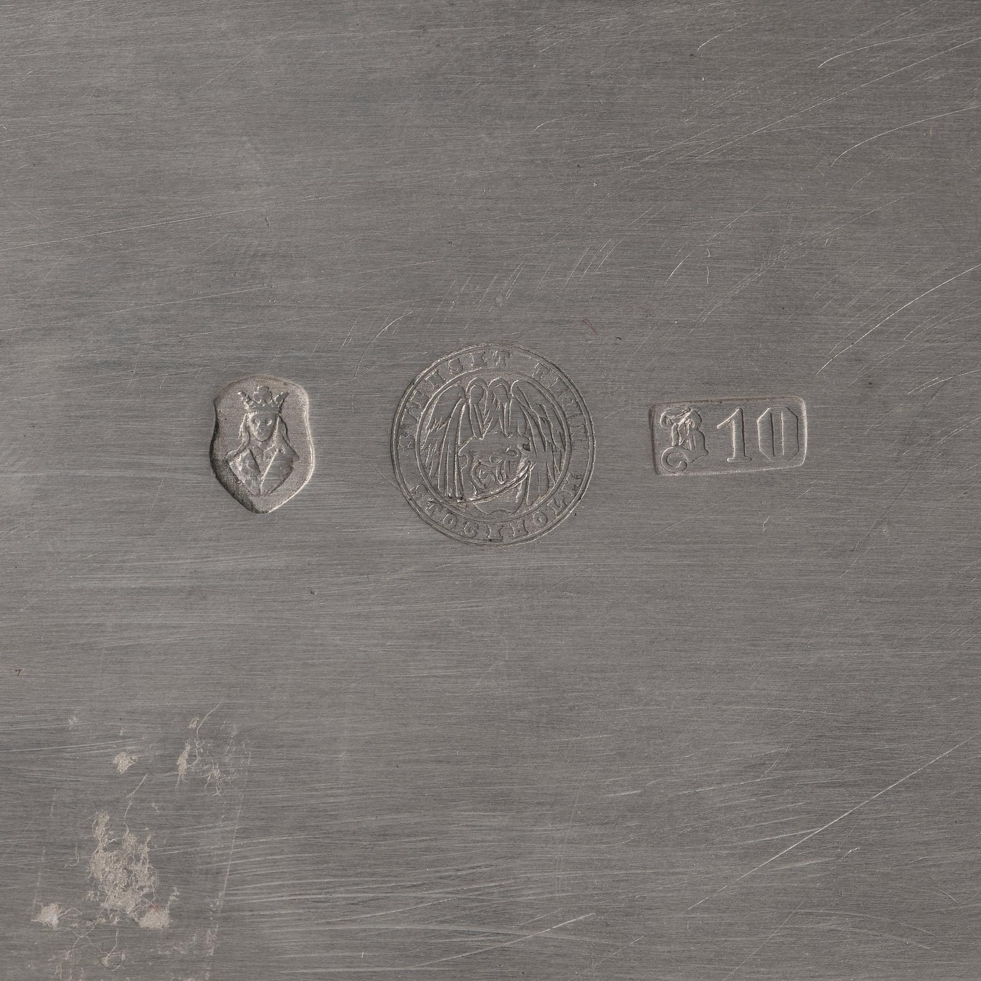Estrid Ericson, probably, a pewter box for Svenskt Tenn, Stockholm 1976.