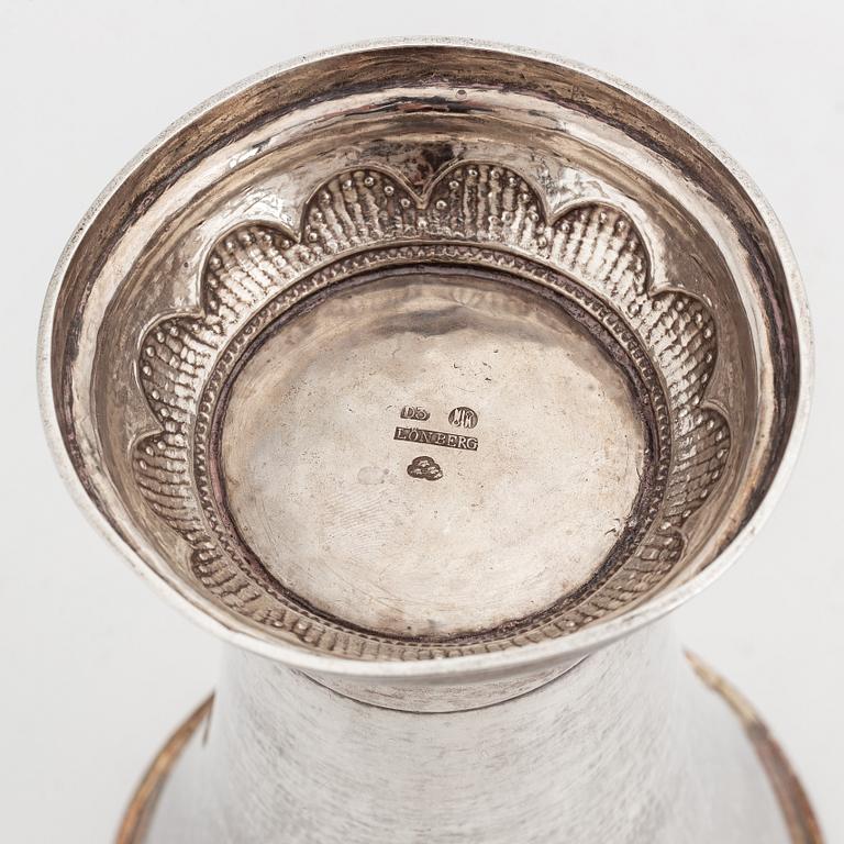 A silver beaker, mark of Magnus Lönberg, Borås 1810.