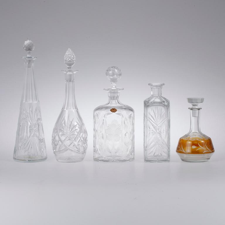KARAFFER, 5 st, sent 1800-tal.