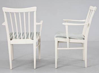 KARMSTOLAR, 4 st, "Herrgården", Carl Malmsten Bodafors 1961.