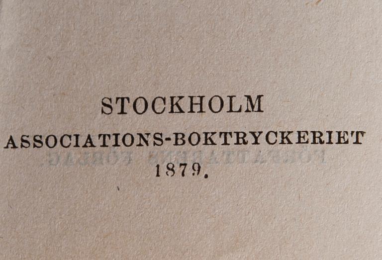 BOK, Handbok i eldsläcknings-brandförsäkringsväsendet, Carl N. Ahlström, Stockholm 1879.