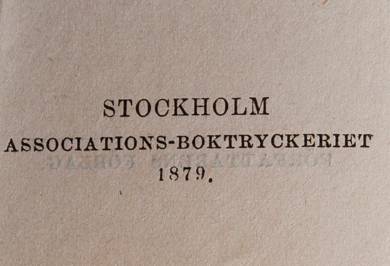 BOK, Handbok i eldsläcknings-brandförsäkringsväsendet, Carl N. Ahlström, Stockholm 1879.