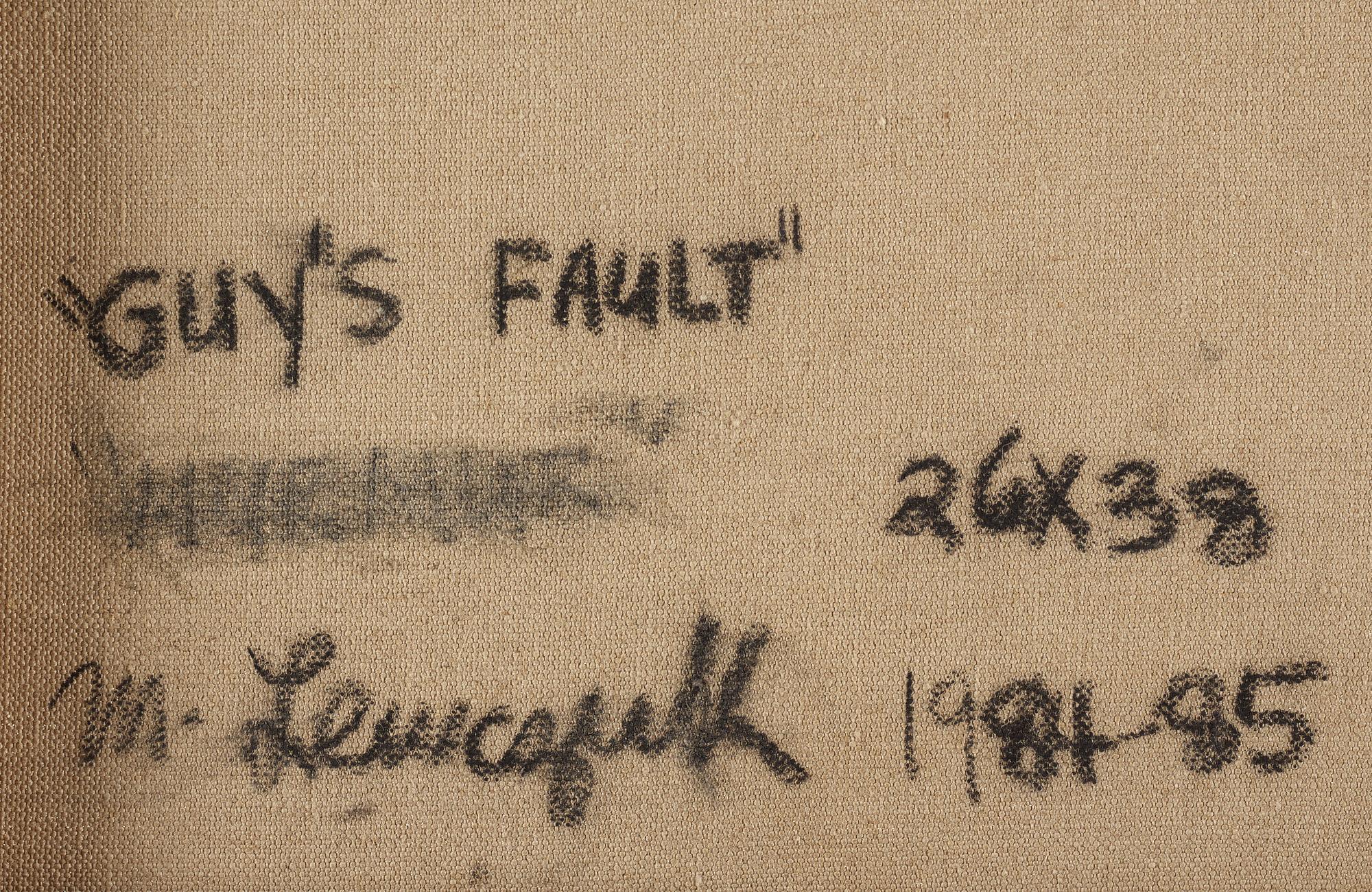 Margrit Lewczuk, olja på duk, signerad och daterad 1981-85 a tergo.