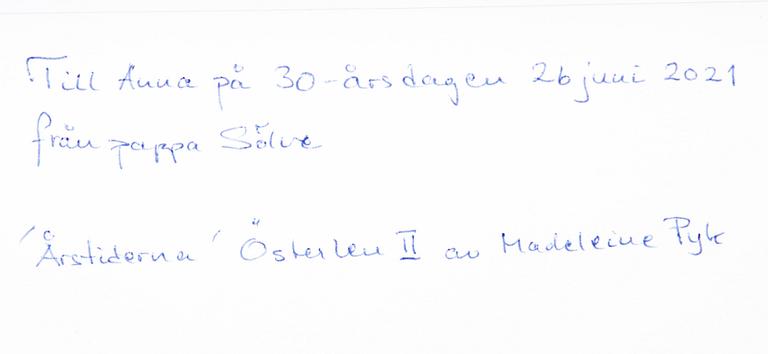 Madeleine Pyk, litografi signerad och numrerad EA XVIII/XXV.