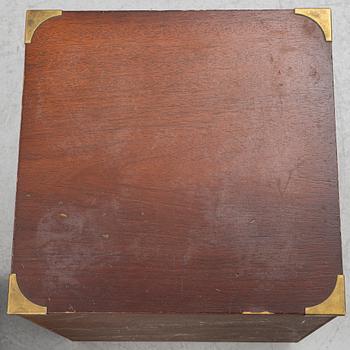 Bedside tables, a pair, second half of the 20th century.