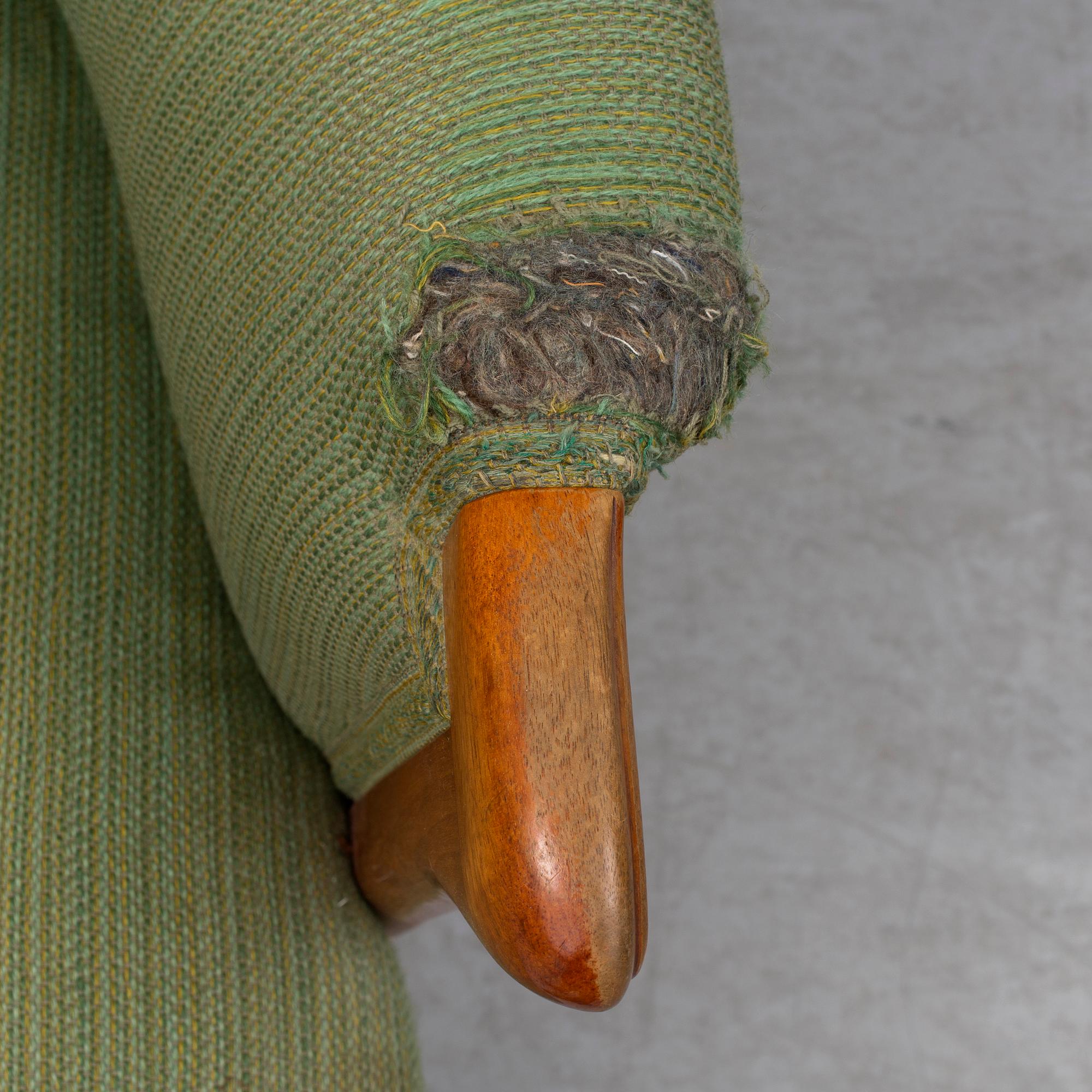 CARL MALMSTEN, fåtölj, "Vår Fru", O.H. Sjögren, Tranås. Brickmärkt. 1900-talets andra hälft.