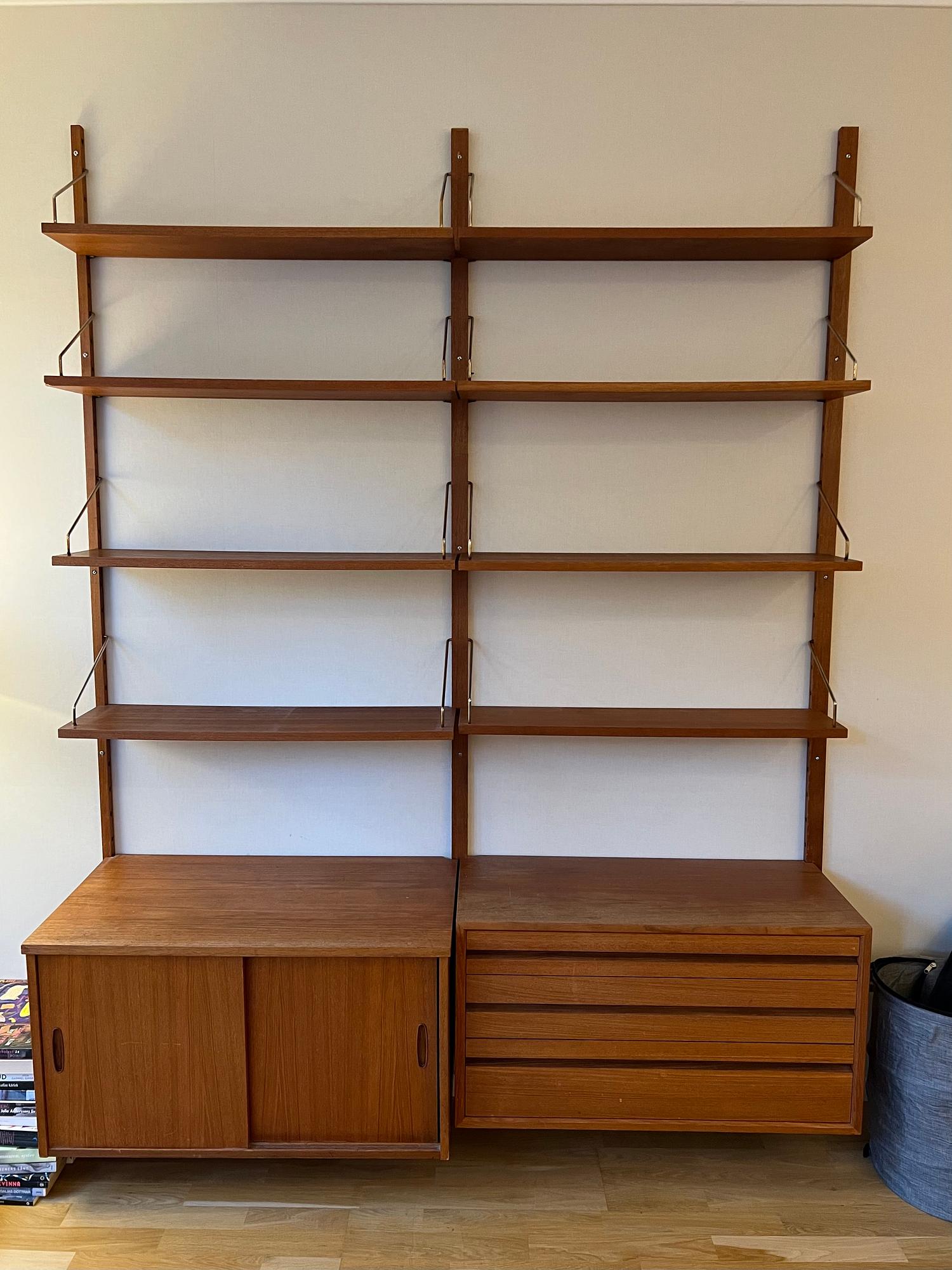 Poul Cadovius, Shelf system, Royal System, Denmark 1960s.
