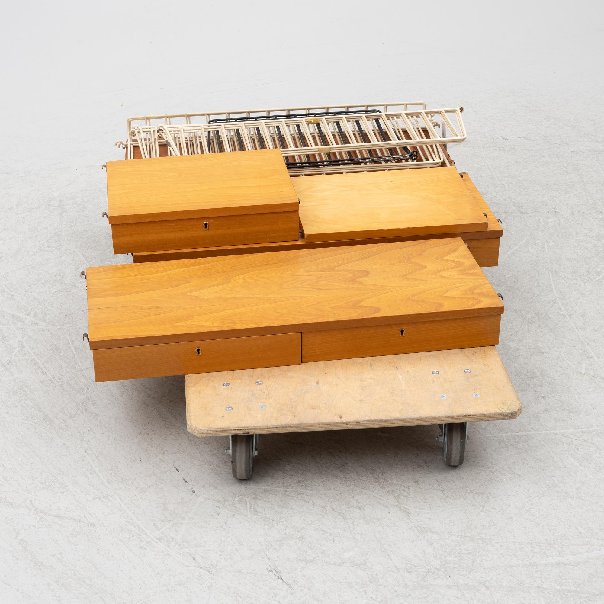 Nils Strinning, shelving system "String", second half of the 20th century.