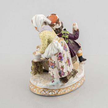 A porcelain figurine, Europa, second half of the 19th century.