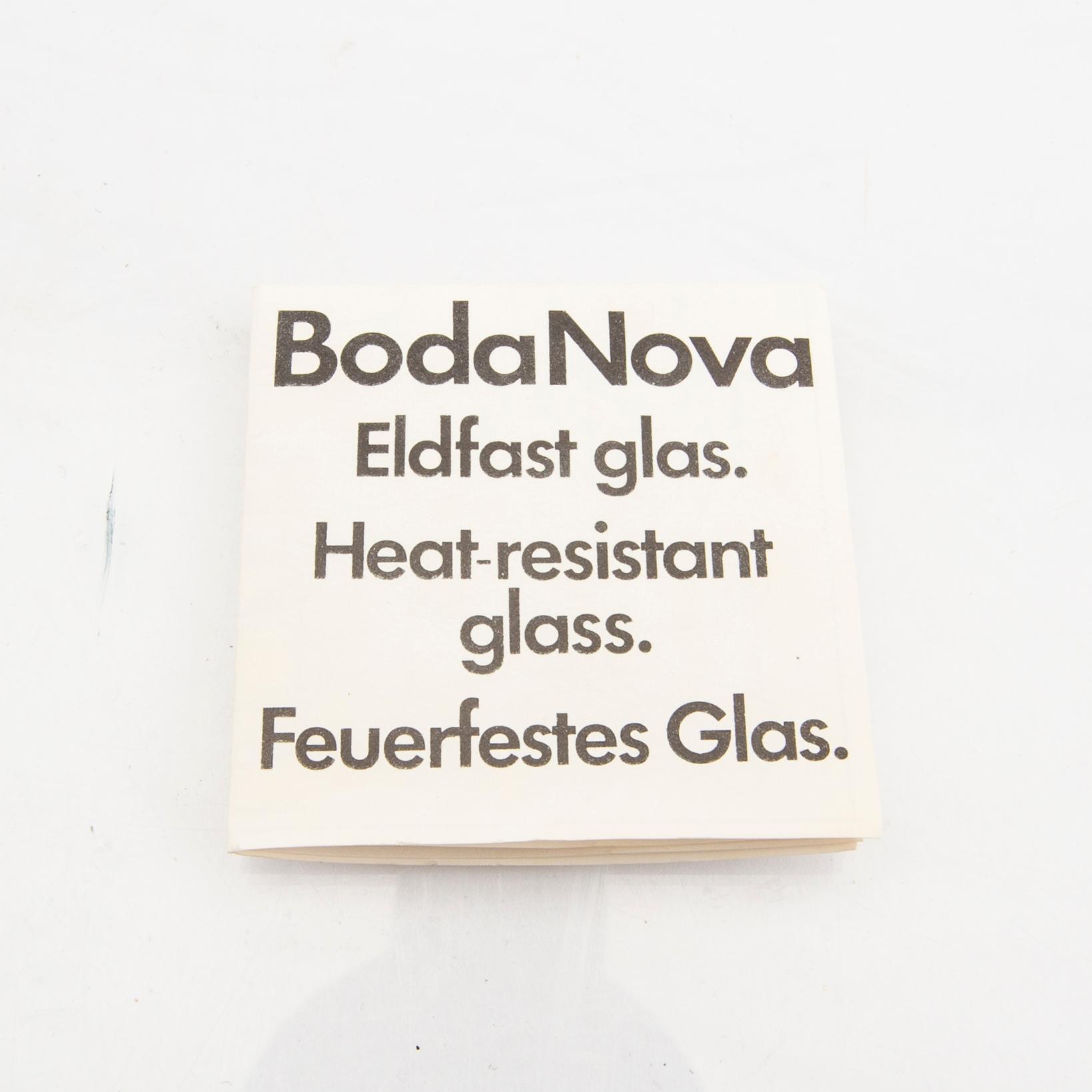 Signe Persson-Melin, "Boda Nova-serien" 16 dlr eldfast glas och kork 1970-tal.