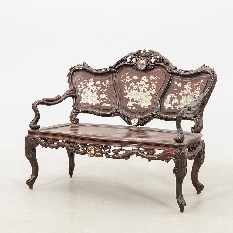 Furniture set, four pieces, China, first half of the 20th century.