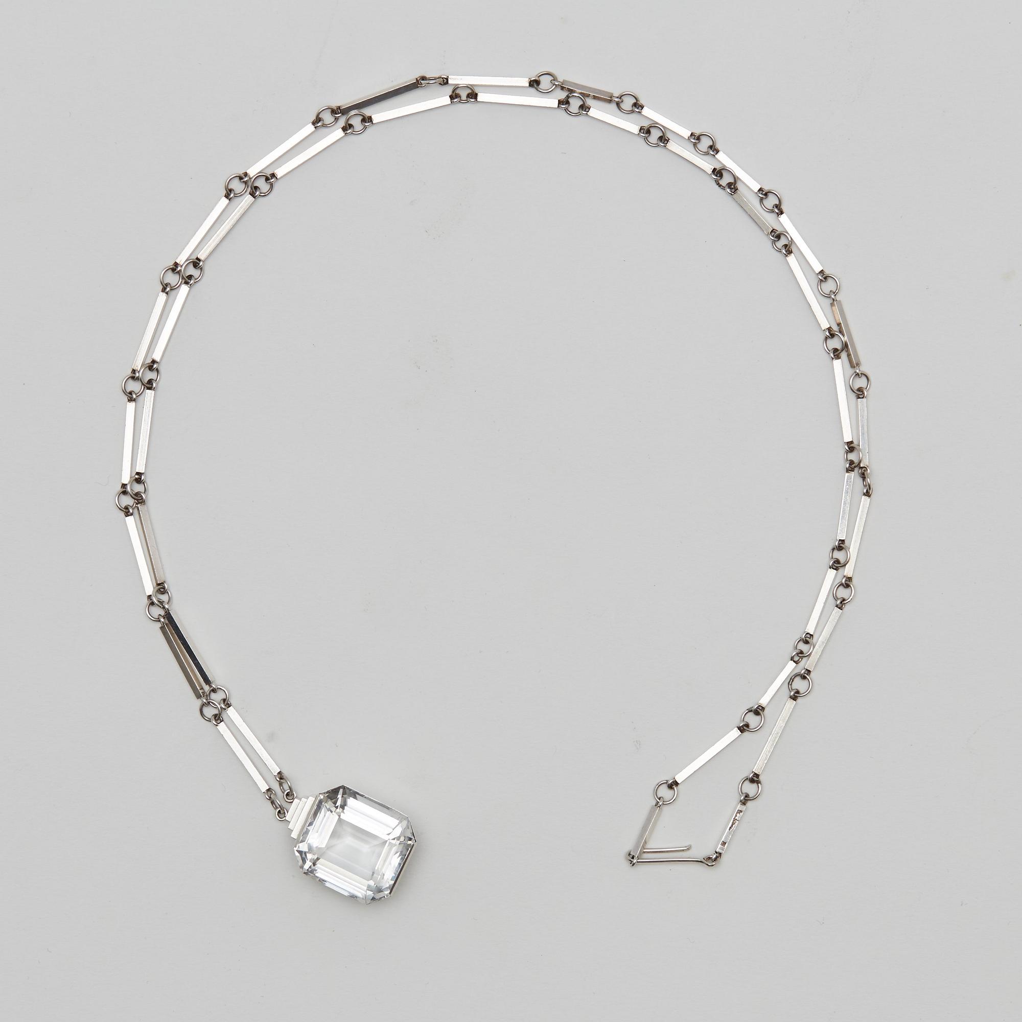 Wiwen Nilsson, hängsmycke, Lund 1944, sterling.