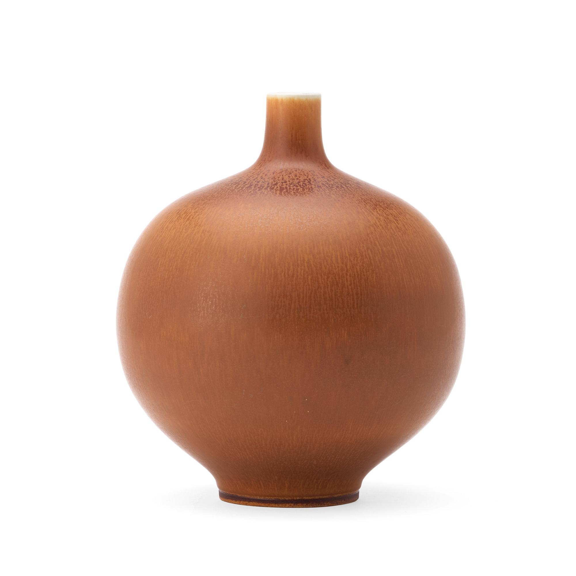 Berndt Friberg, a stoneware vase, Gustavsberg Studio 1963.