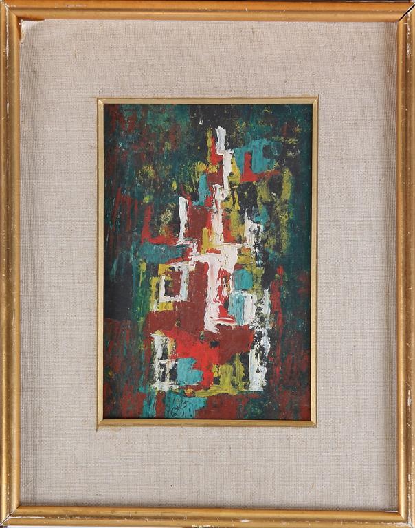 JOSEPH LACASSE, olja på pannå, sign.