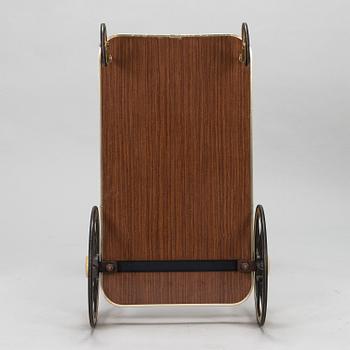 A serving trolley, last quarter of the 20th century.