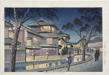 Takeji  Asano, "Kiyamachi Street".