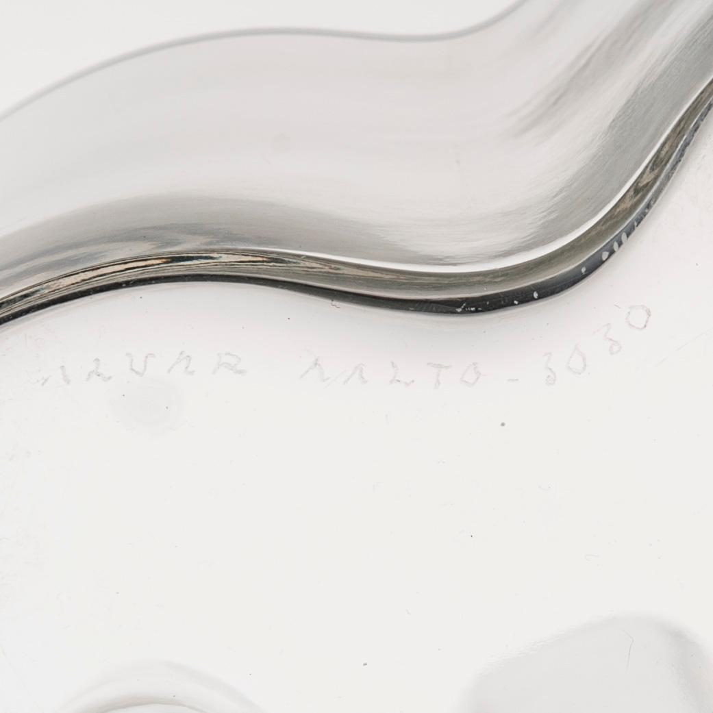 VAS, glas, "Savoy" signerad Alvar Aalto 3030, 1970-tal.